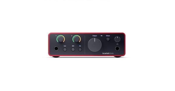 Focusrite Scarlett Solo 4th Gen - BimotorDJ